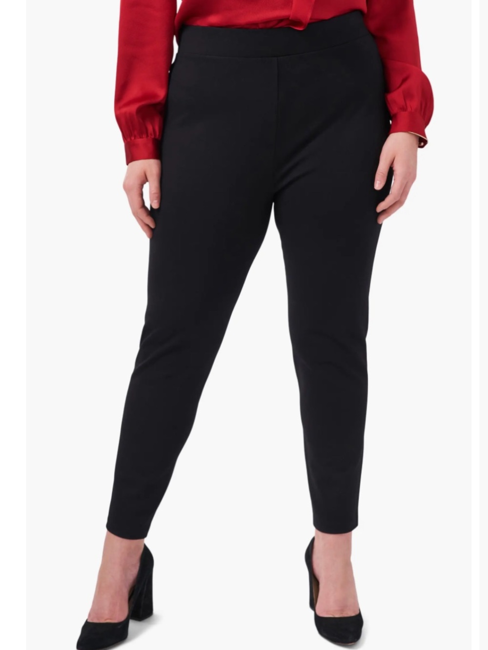 Vince Camuto Ponte Knit Leggings In Rich Black